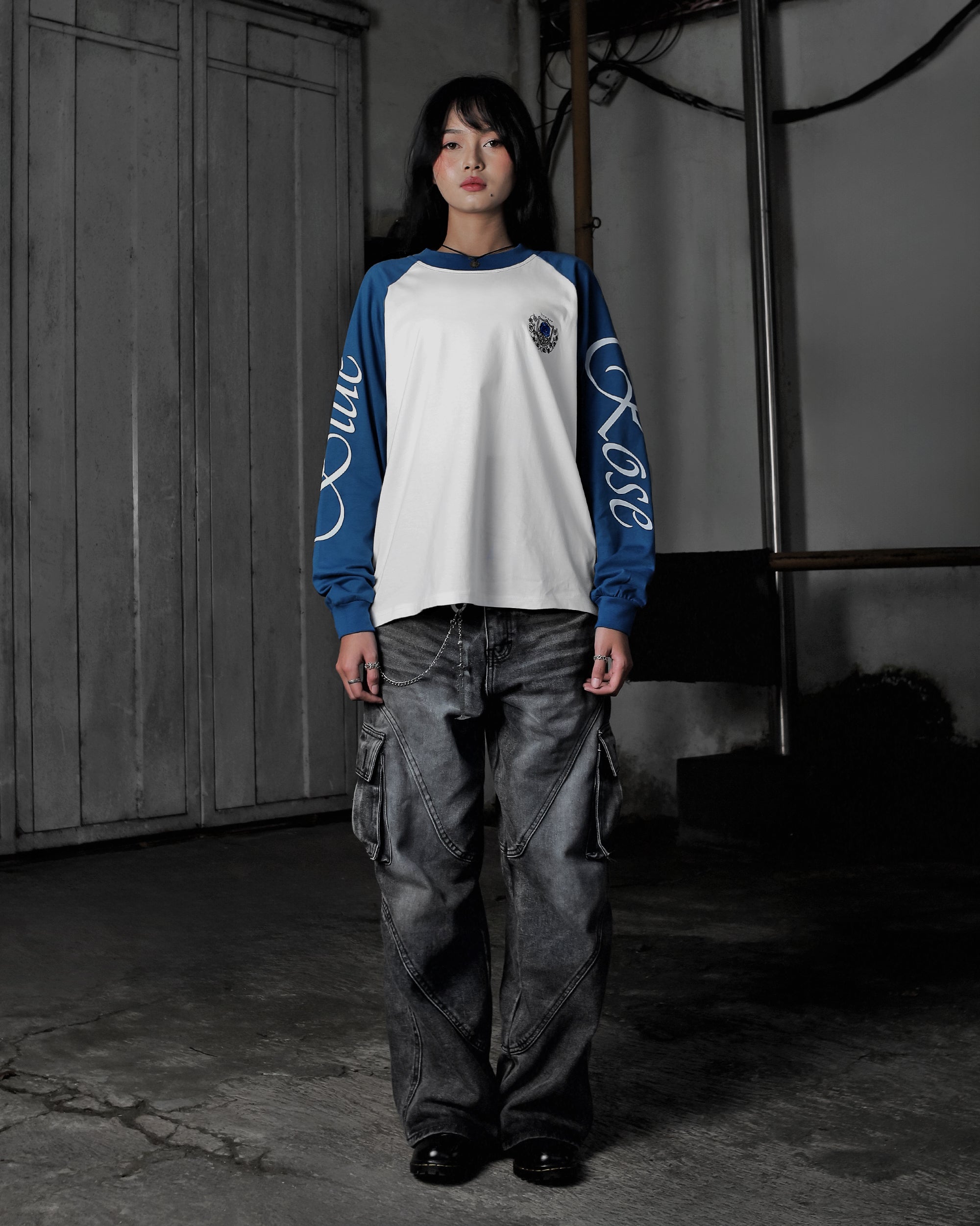 Blue Rose - Longsleeve T-Shirt