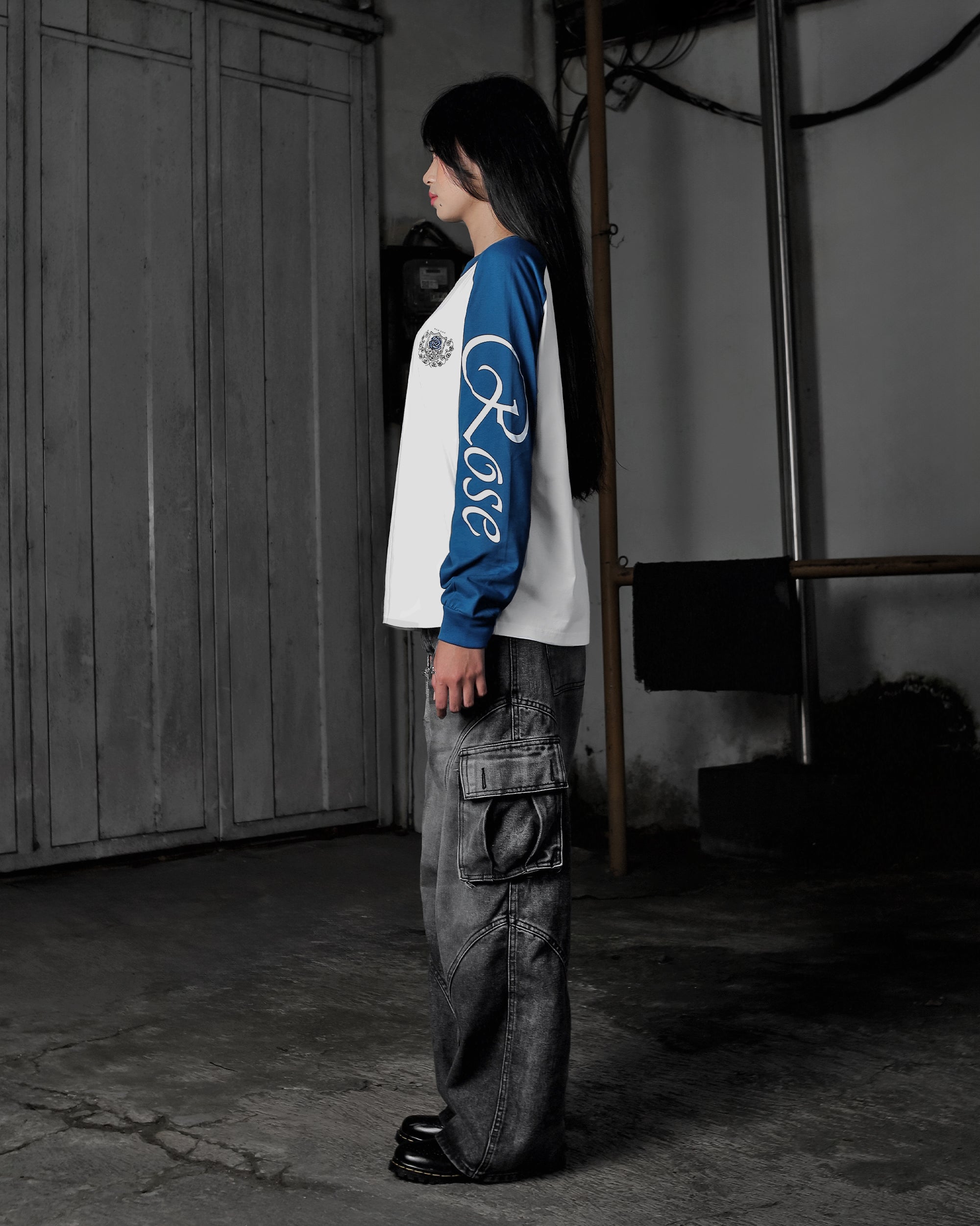 Blue Rose - Longsleeve T-Shirt