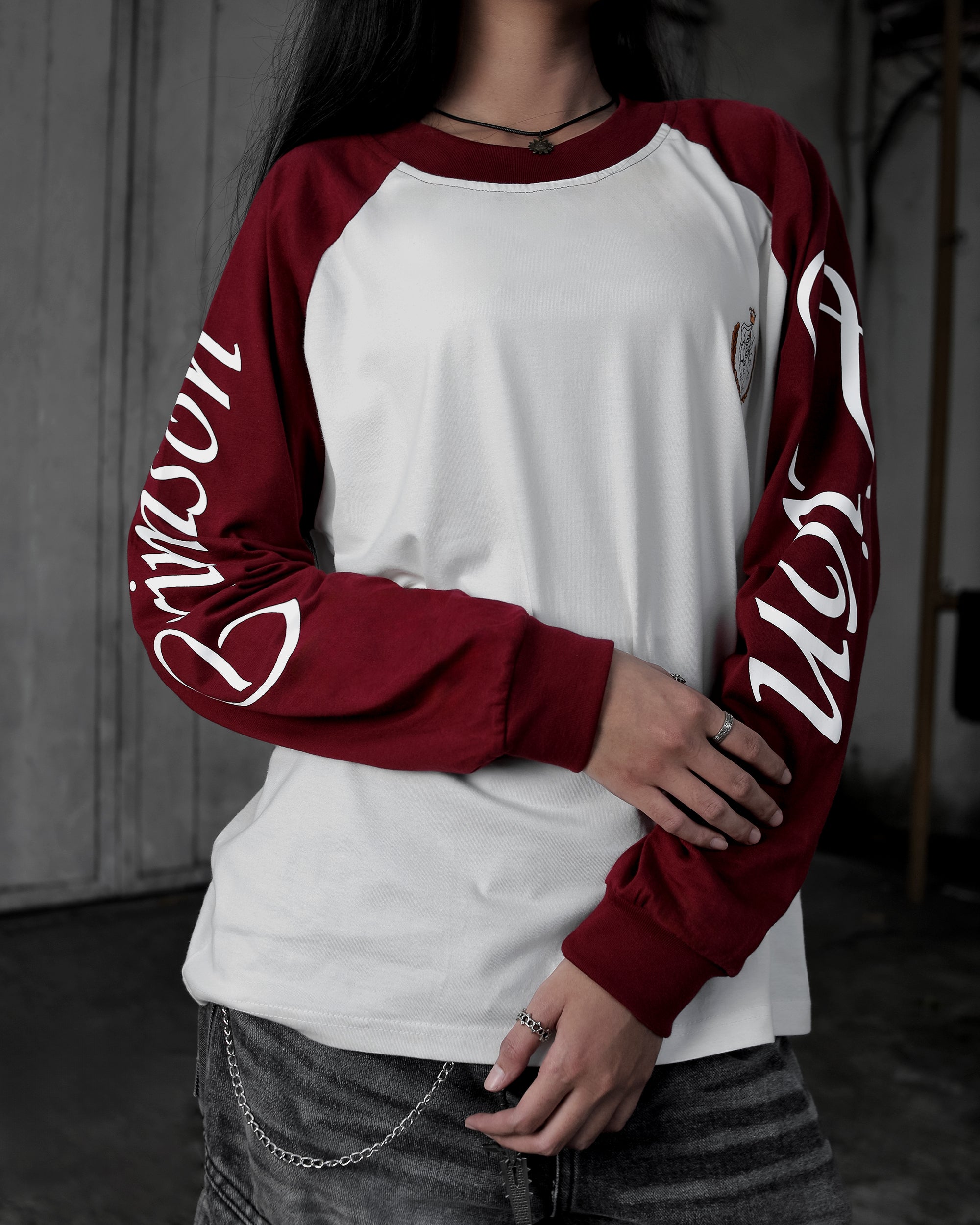 Crimson Lion - Longsleeve T-Shirt