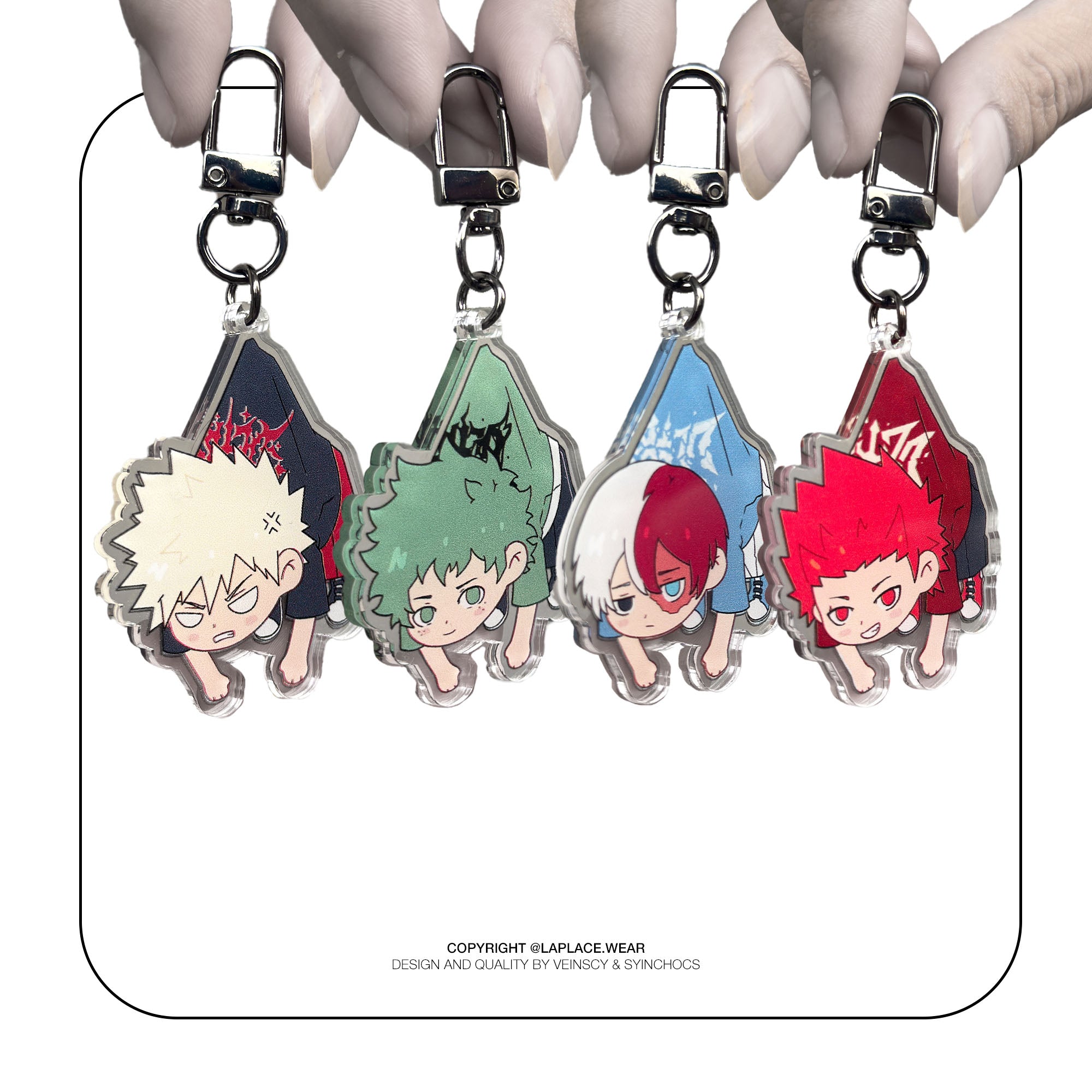 My Heroes Academy Keychain
