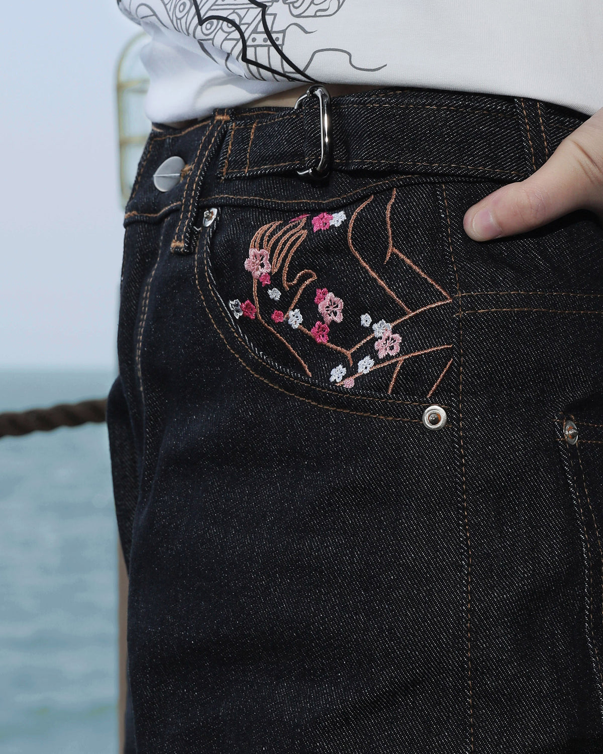 Yozakura Denim Pants